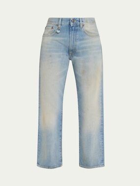 R13 Women’s Boyfriend Jeans - Light Blue Wash